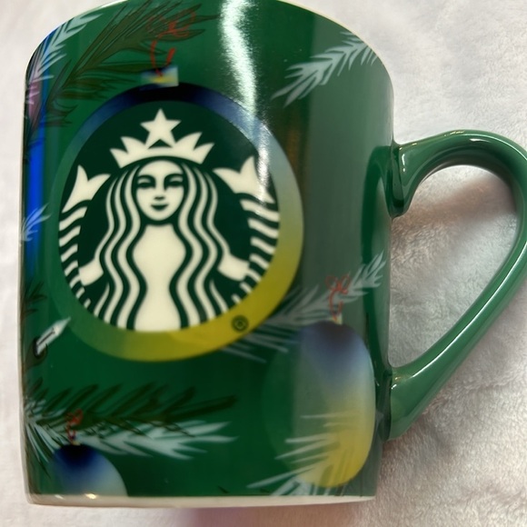 Starbucks 2020 Green Christmas Tree Bulbs Mug 18 fl oz - Picture 4 of 6